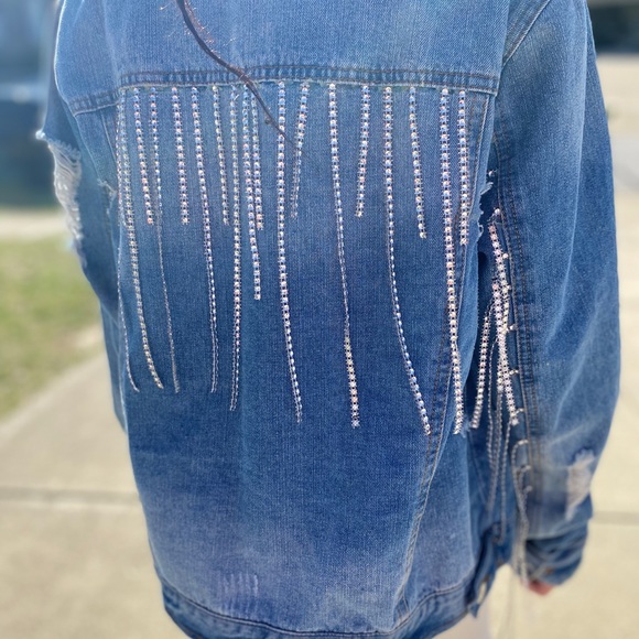 Custom Made Jean Jacket . - Picture 6 of 7